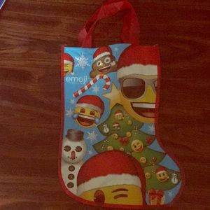 Emoji Christmas stocking